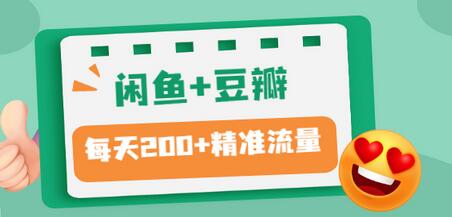 【副业项目3442期】闲鱼和豆瓣精准引流全系列课程，每天引流200+精准粉（闲鱼引流推广怎么做）-副业帮