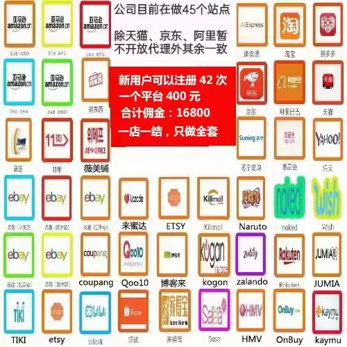 【副业项目3444期】【高端精品】海外电商注册项目，简单操作免费白嫖10000+插图1