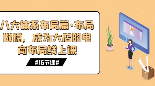 【副业项目7712期】八大体系布局篇·布局做稳，成为大店的电商布局线上课（16节课）-副业帮