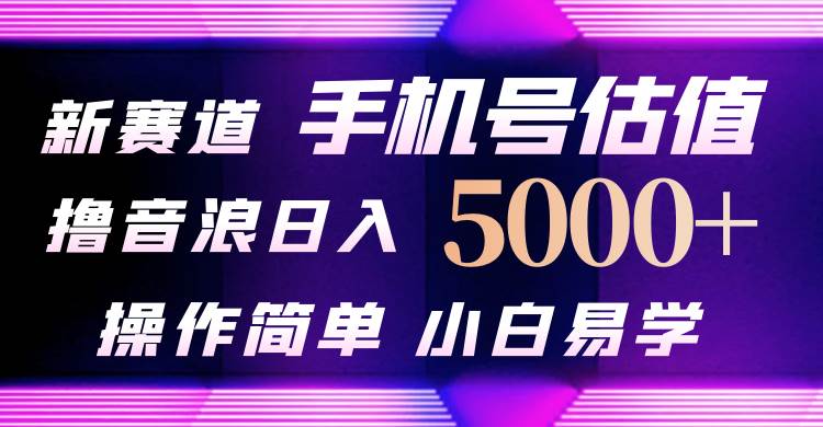 抖音不出境直播【手机号估值】最新撸音浪，日入5000+，简单易学，适合…-副业帮